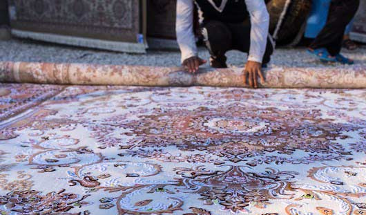 روش اصولی لول کردن قالی در قالیشویی بلوار ابوذر